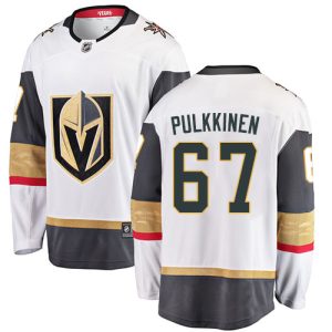 Kinder Vegas Golden Knights Eishockey Trikot Teemu Pulkkinen #67 Breakaway Weiß Fanatics Branded Auswärts